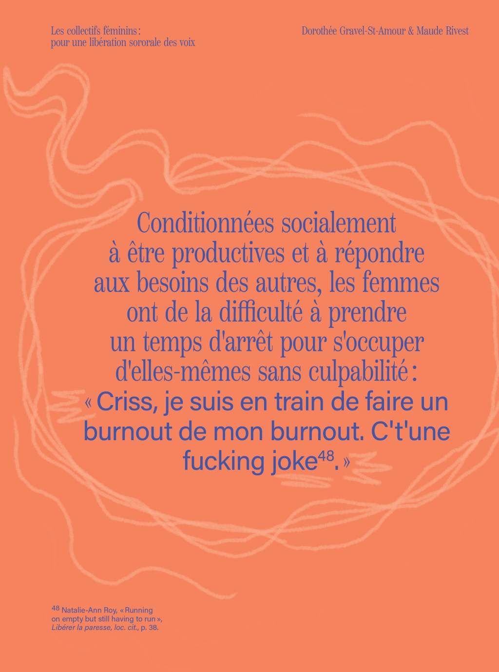 Les collectifs féminins : pour une libération sororale des voix – Dorothée Gravel-St-Amour et Maude&nbsp;Rivest
