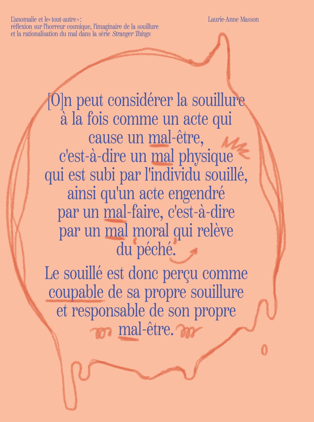 L’anomalie et le « tout-autre » : réflexion sur l&rsquo;horreur cosmique, l&rsquo;imaginaire de la souillure et la rationalisation du mal dans la série &laquo;&nbsp;Stranger Things&nbsp;&raquo; – Laurie-Anne&nbsp;Masson